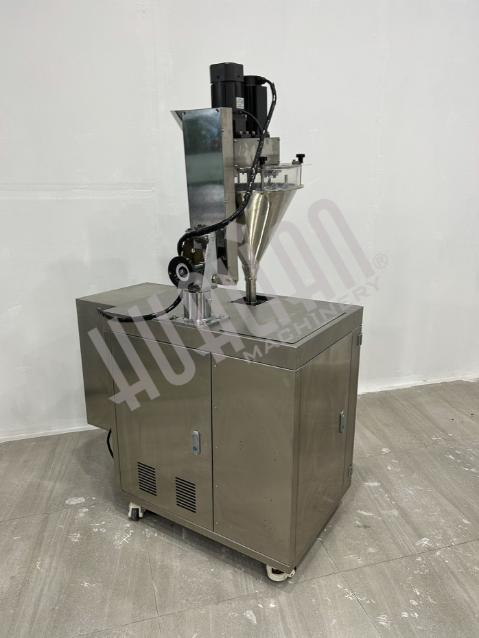 Мини дой-пак линия со шнековым дозатором HLDX-9018F  Hualian - Купить с доставкой по всей России - 7