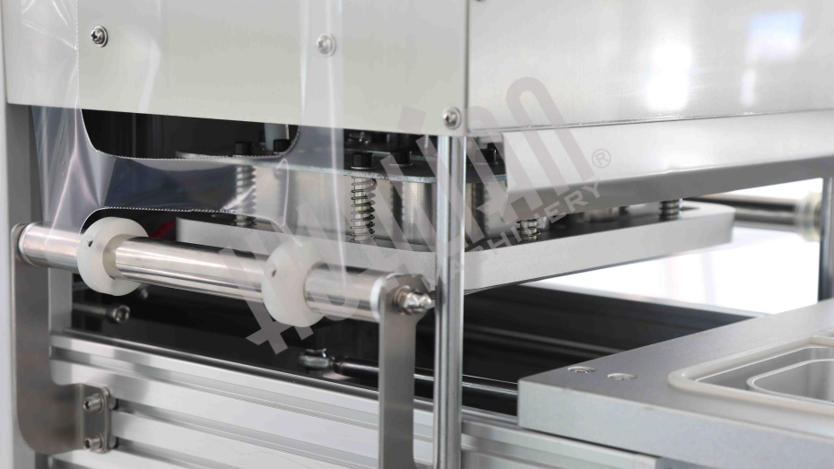 Автоматический запайщик лотков HL-95A (142*92, двойная матрица) Hualian - Купить с доставкой по всей России - 7