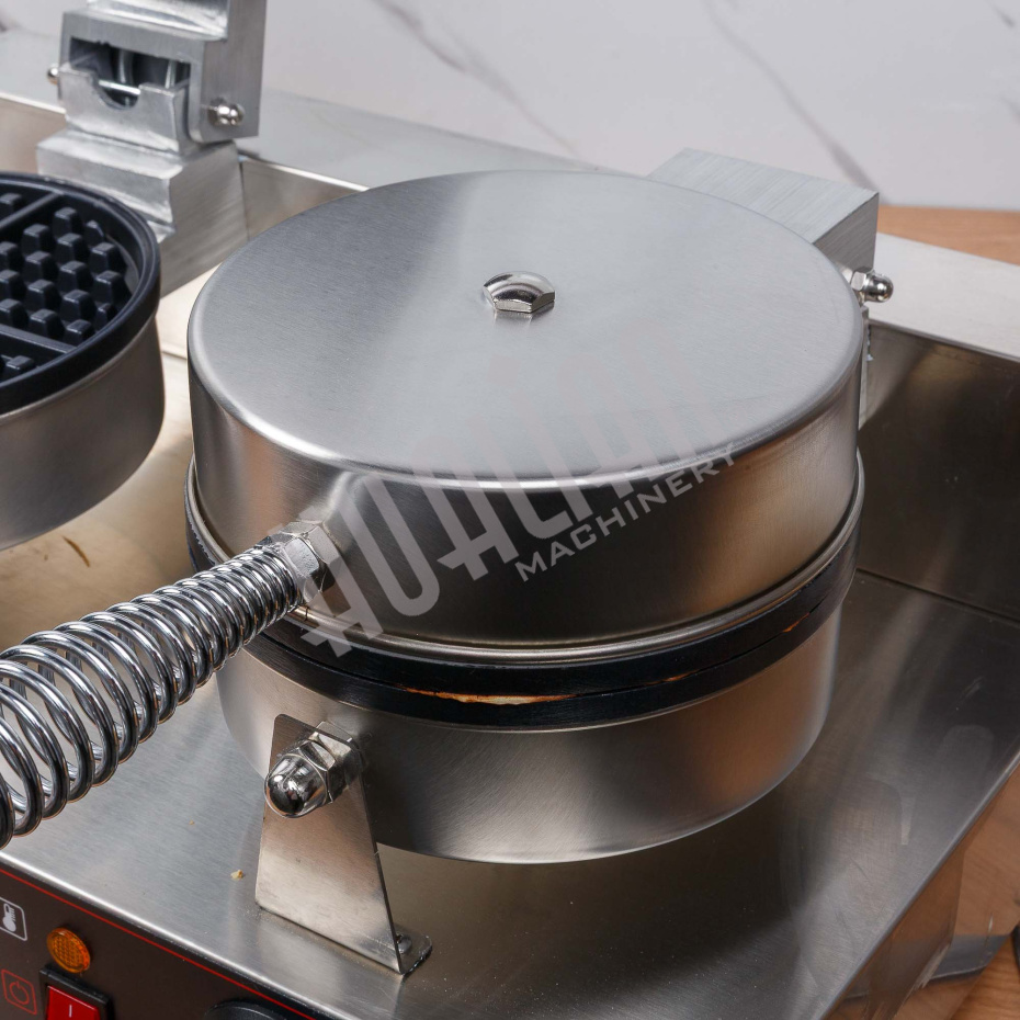 Вафельница для объемных вафель HWB-2 (2 секции, круг) Hualian - Купить с доставкой по всей России - 11