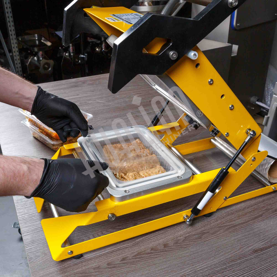 Ручной запайщик лотков HTS-210R Крашеный корпус (210*148) Hualian - Купить с доставкой по всей России - 15