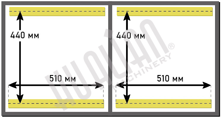 Напольный вакуумный упаковщик HVC-510S/2B (DZ-510/2SB) (нерж.) Hualian - Купить с доставкой по всей России - 2