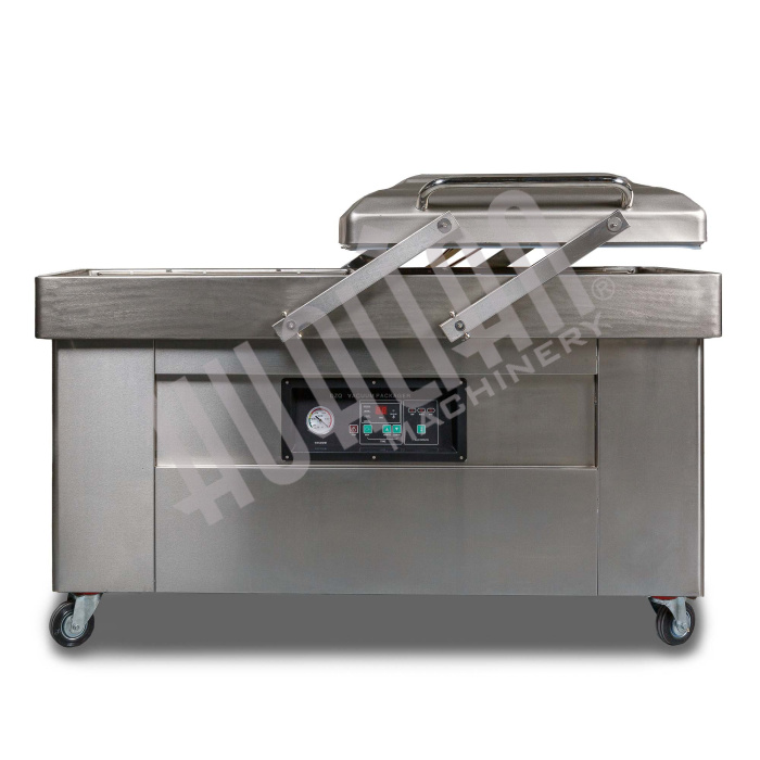 Напольная двухкамерная вакуум-упаковочная машина DZQ-600/2SB SS Hualian - Купить с доставкой по всей России