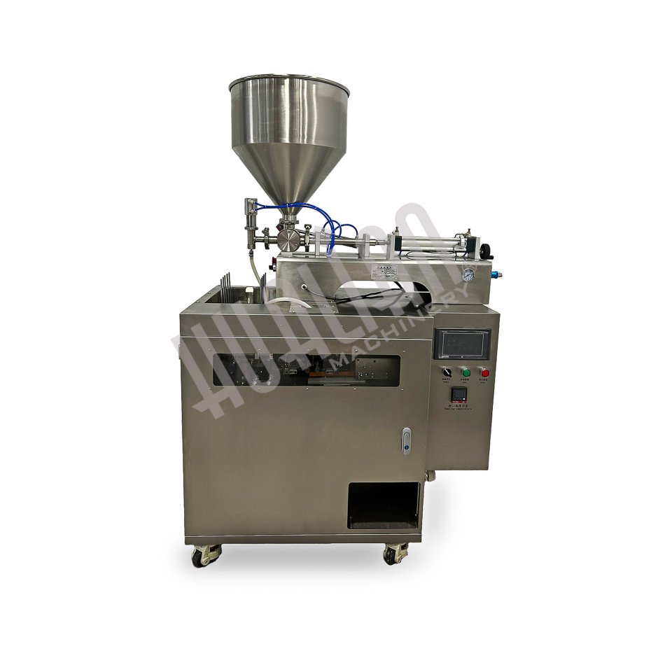 Мини дой-пак линия с поршневым дозатором HLDX-9018G Hualian - Купить с доставкой по всей России