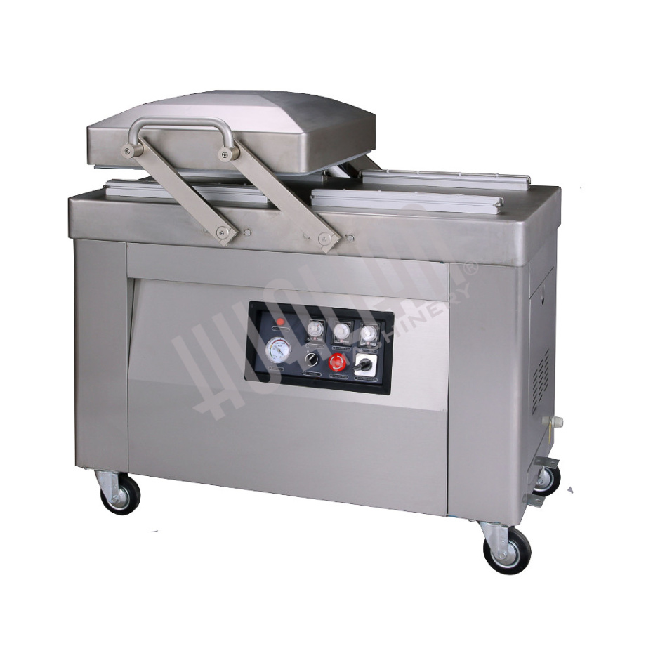 Напольный вакуумный упаковщик HVC-410S/2B-G (DZQ-410/2SB) (нерж., газ) Hualian - Купить с доставкой по всей России