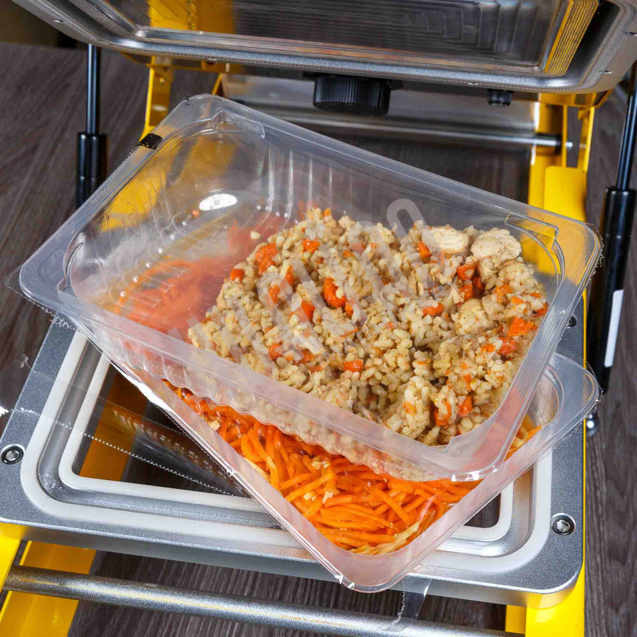 Ручной запайщик лотков HTS-210R Крашеный корпус (210*148) Hualian - Купить с доставкой по всей России - 9