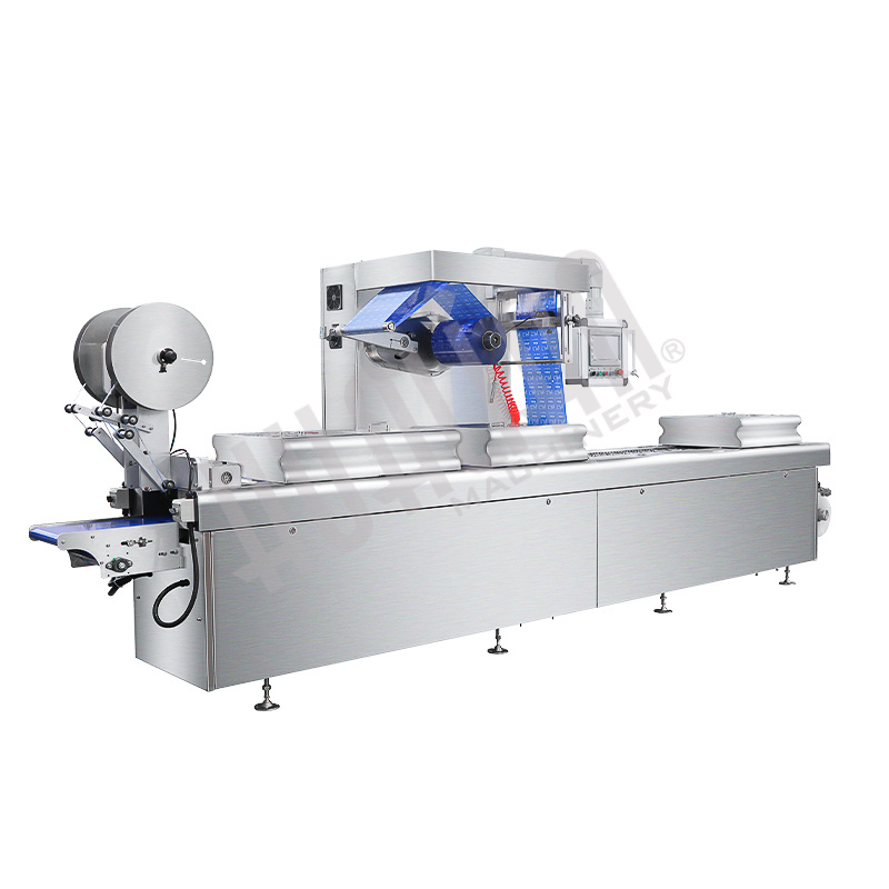 Термоформовочная машина HVR-420A (220*76.8*50 мм; 300*76.8*50 мм; вод.охл., газ., этикетировщик) Hualian - Купить с доставкой по всей России