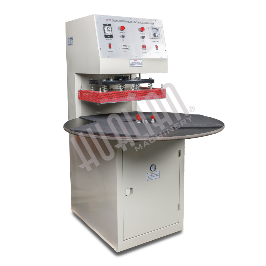 Блистер упаковочная машина (верхний нагрев) XBF-500S Hualian - Купить с доставкой по всей России