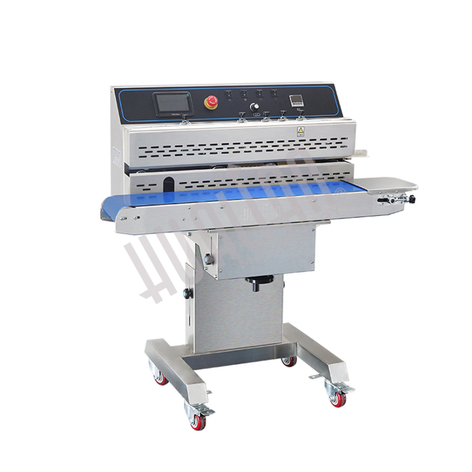 Горизонтальный конвейерный запайщик FRP-1120W (нерж, каплеструйный принтер) Hualian - Купить с доставкой по всей России - 3