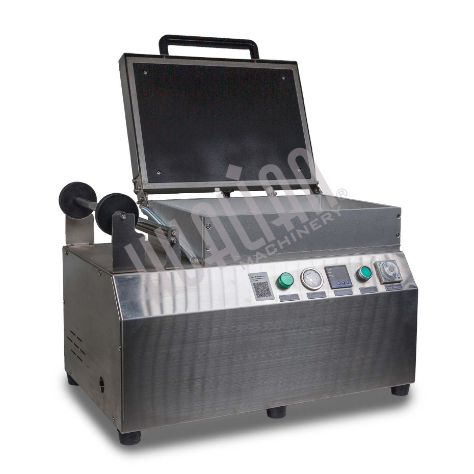 Ручной вакуумный пищевой скин-упаковщик HLV-300VST (глубина лотка 55 мм,2 лотка) PREMIUM Hualian - Купить с доставкой по всей России - 8