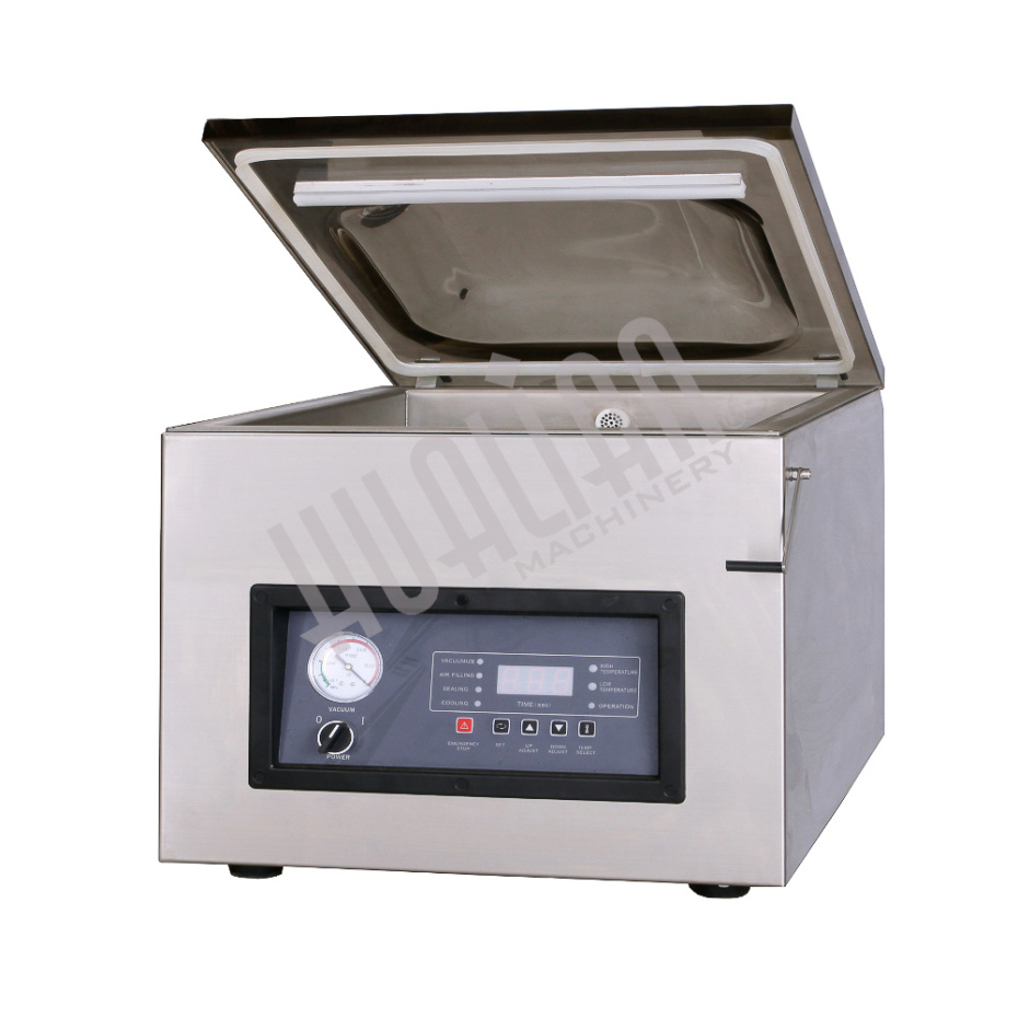 Настольный вакуумный упаковщик DZ-500/T (нерж.) Hualian - Купить с доставкой по всей России