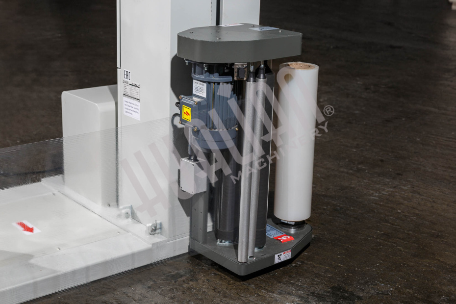 Паллетоупаковщик HL-1500 Economical с моторизированной кареткой с престрейчем Hualian - Купить с доставкой по всей России - 11