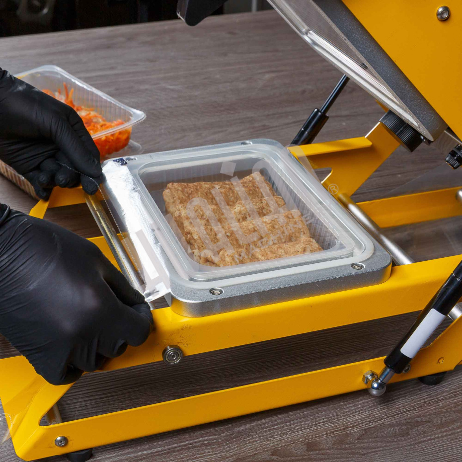 Ручной запайщик лотков HTS-210R Крашеный корпус (210*148) Hualian - Купить с доставкой по всей России - 17