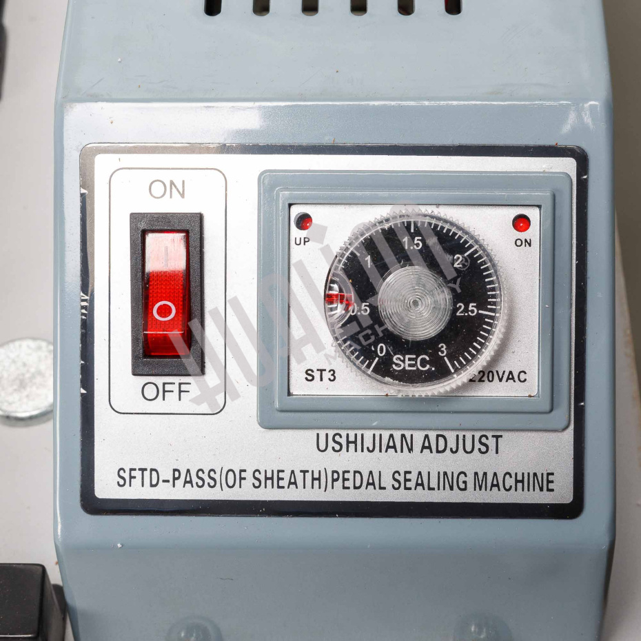 Ножной импульсный запайщик с обрезкой SFTD-600 Hualian - Купить с доставкой по всей России - 8