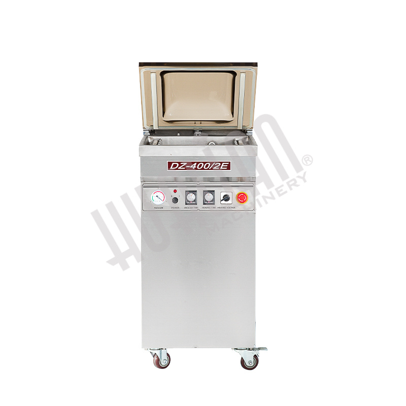 Напольный вакуумный упаковщик DZ-400/2E (нерж.) Hualian - Купить с доставкой по всей России - 2