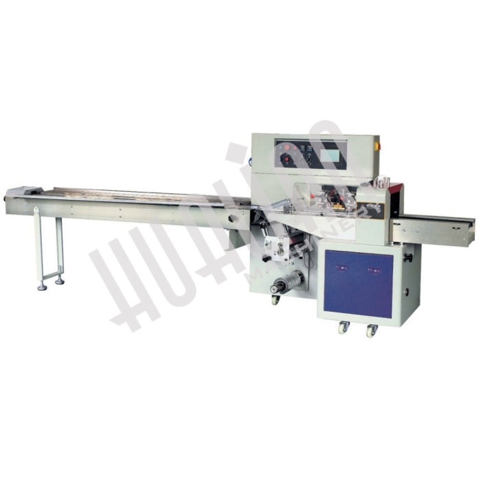 Горизонтальная упаковочная машина DXDZ-600XD (лент. 250 мм, рег.форм., S 400, L 180-500, H-120) Hualian - Купить с доставкой по всей России