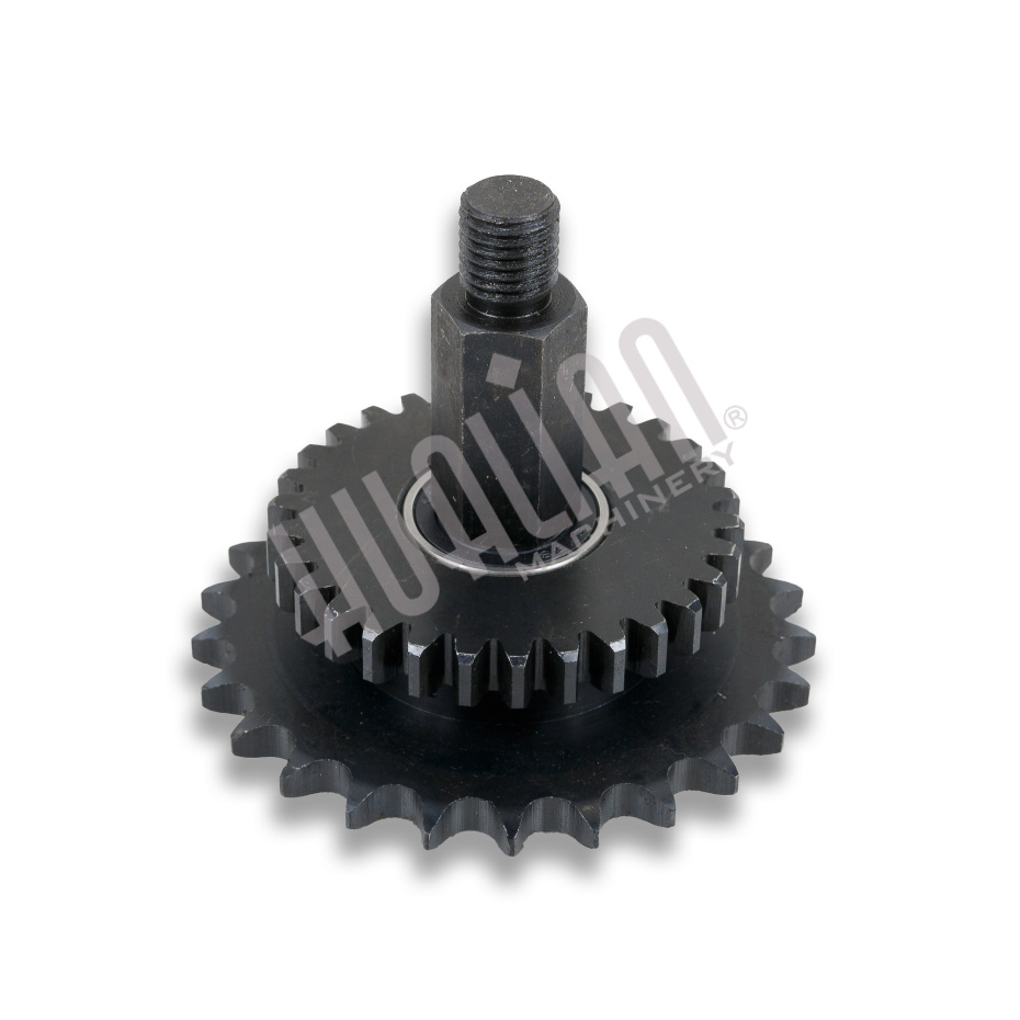 Двойная звездочка привода узла горизонтальной запайки в сборе со стойкой для DXDK-40 Hualian - Купить с доставкой по всей России