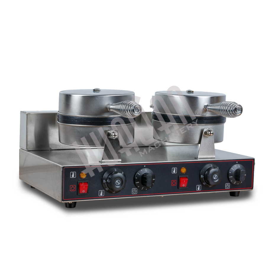 Вафельница для объемных вафель HWB-2 (2 секции, круг) Hualian - Купить с доставкой по всей России - 2