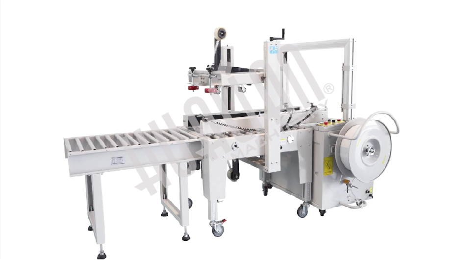 Полуавтоматический заклейщик коробов FXJ-5050L Hualian - Купить с доставкой по всей России