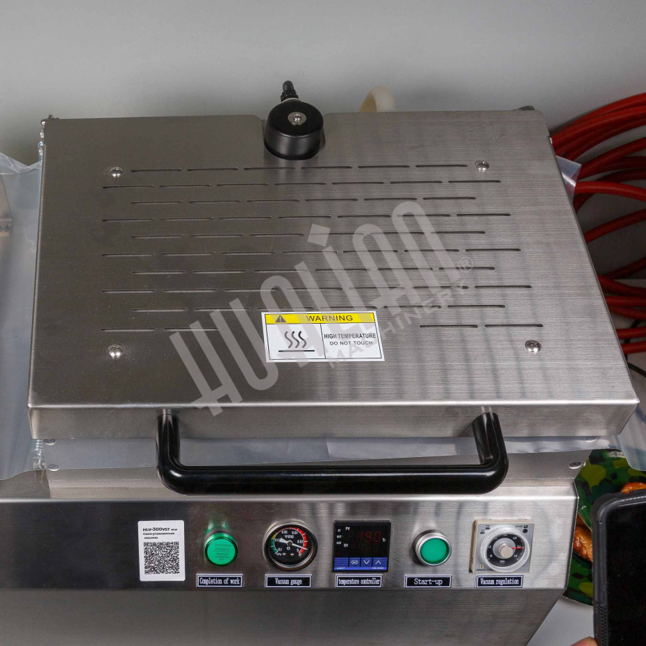 Ручной вакуумный пищевой скин-упаковщик HLV-300VST (глубина лотка 55 мм,2 лотка) PREMIUM Hualian - Купить с доставкой по всей России - 2