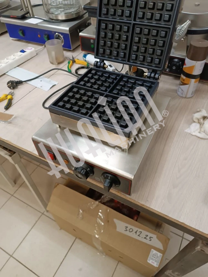 Вафельница для объемных вафель HWB-1S (1 секция, прямоугольник) (выставочный образец) Hualian - Купить с доставкой по всей России - 3