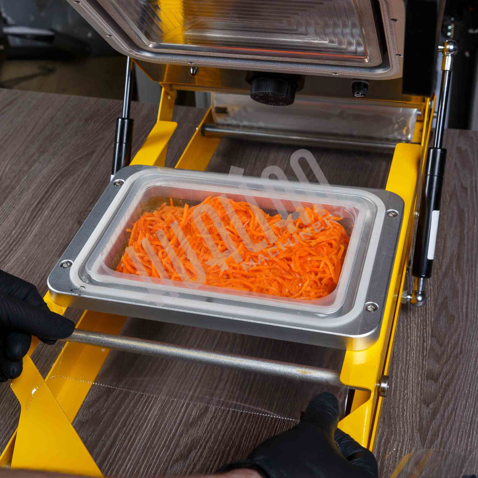 Ручной запайщик лотков HTS-210R Крашеный корпус (210*148) Hualian - Купить с доставкой по всей России - 25