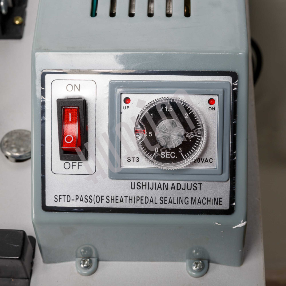 Ножной импульсный запайщик с обрезкой SFTD-800 Hualian - Купить с доставкой по всей России - 4