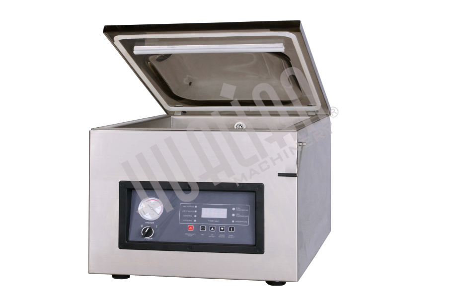 Настольный вакуумный упаковщик DZQ-400/T (нерж., газ) Hualian - Купить с доставкой по всей России