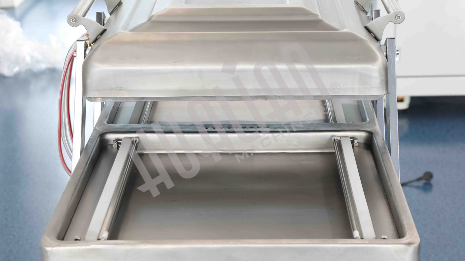 Напольная двухкамерная вакуум-упаковочная машина DZ-400/2SB SS (нерж.) Hualian - Купить с доставкой по всей России - 9