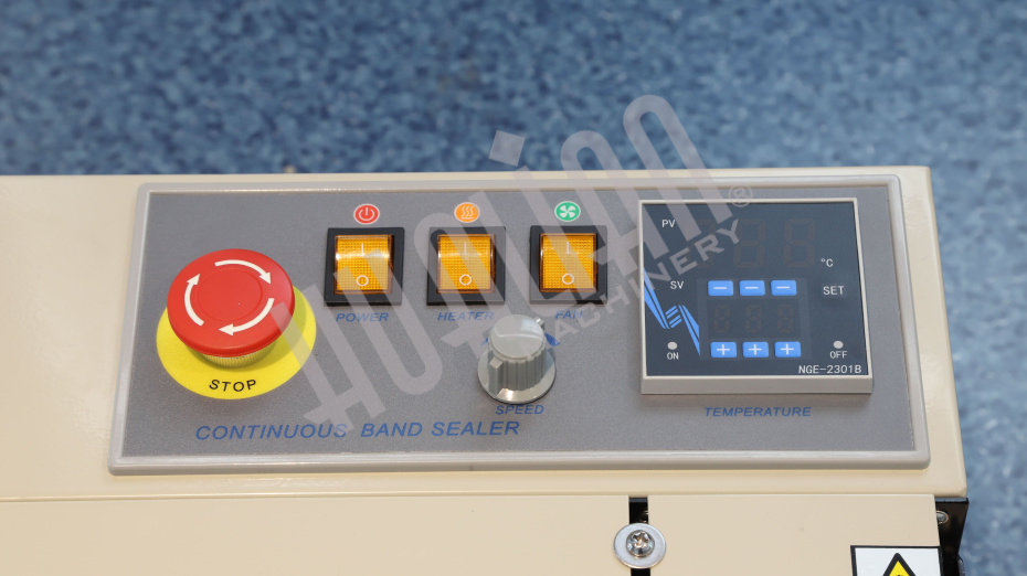 Роликовый конвейерный запайщик горизонтальный FRB-770I Hualian - Купить с доставкой по всей России - 4