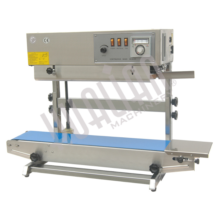 Роликовый конвейерный запайщик вертикальный FRB-770II SS (нерж.) Hualian - Купить с доставкой по всей России