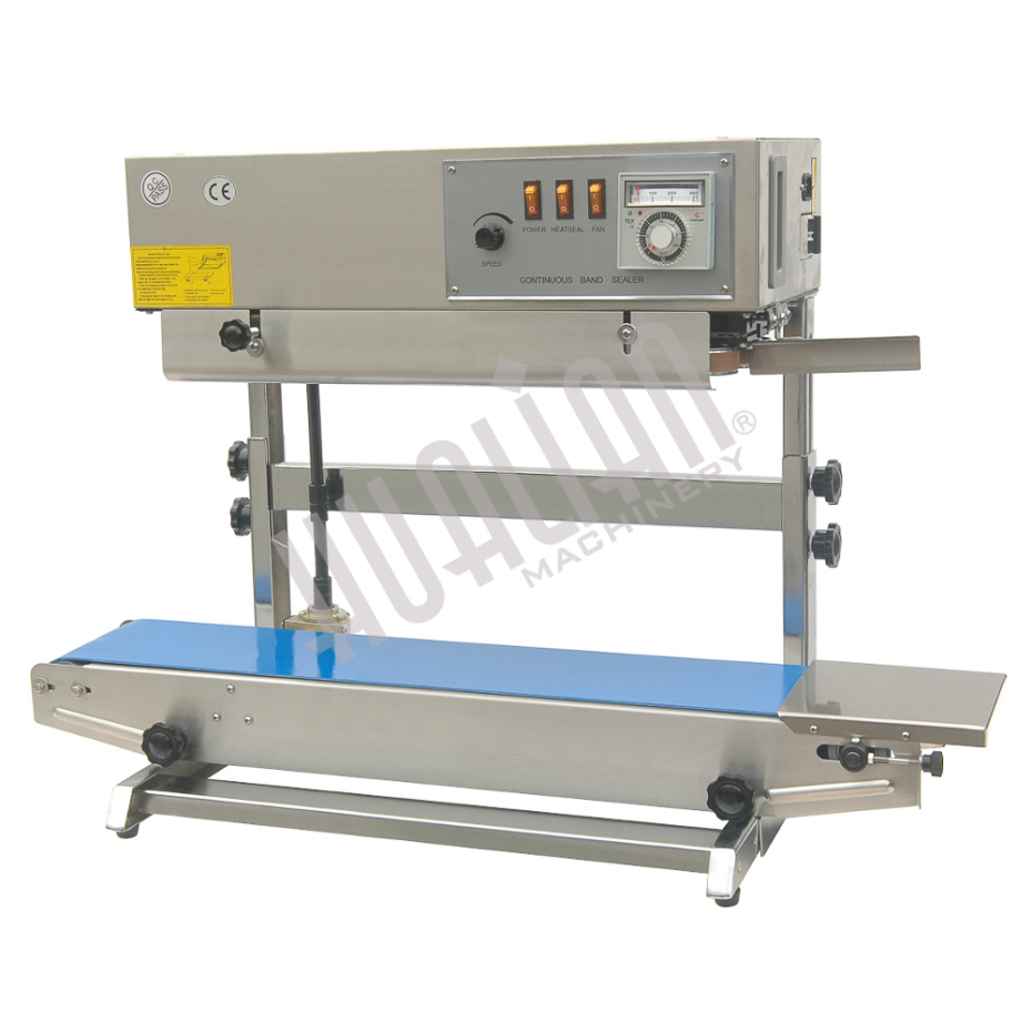 Роликовый конвейерный запайщик вертикальный FRB-770II SS (нерж.) Hualian - Купить с доставкой по всей России