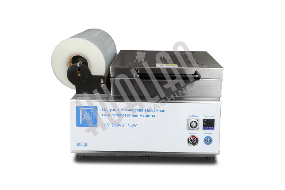 Скин-упаковочная машина HLV-300VST NEW на два лотка (глубина лотка 55 мм) Hualian - Купить с доставкой по всей России - 38