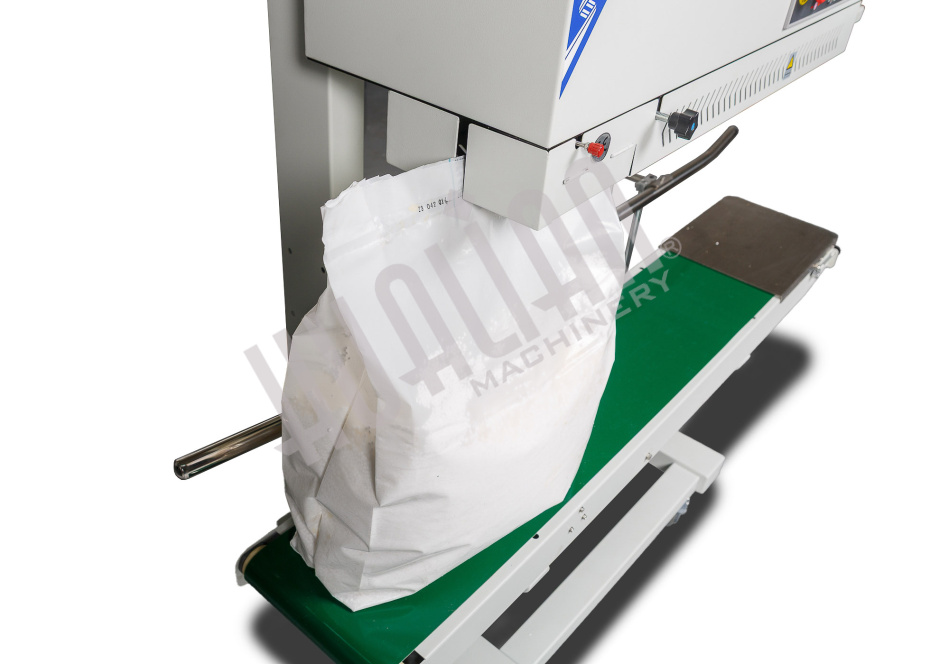 Роликовый (конвейерный) запайщик для тяжелых мешков FRCM-1120L (с датером) Hualian - Купить с доставкой по всей России - 6