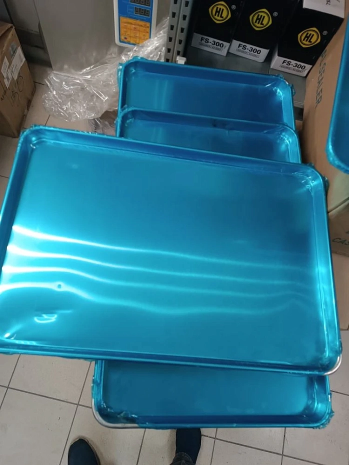 Противень алюминиевый 600*400*30 для HEB (Выставочный образец) Hualian - Купить с доставкой по всей России - 6