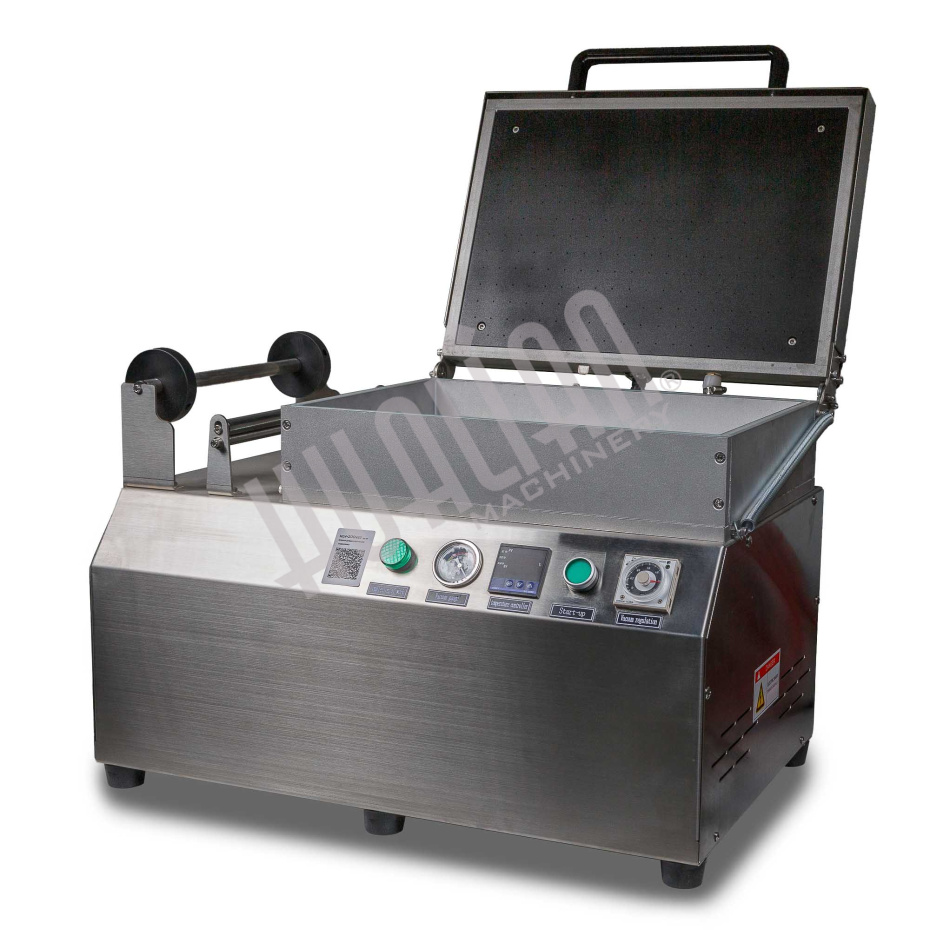 Ручной вакуумный пищевой скин-упаковщик HLV-300VST (глубина лотка 55 мм,2 лотка) PREMIUM Hualian - Купить с доставкой по всей России - 9