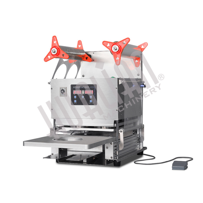 Автоматический запайщик лотков HL-95A (под стакан D-150 мм) Hualian - Купить с доставкой по всей России