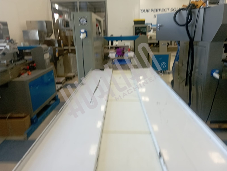 Горизонтальная упаковочная машина DXDZ-450XD NEW (лент. 200, рег. форм., S 400mm, L 130-450, H 80) (Выставочный образец) Hualian - Купить с доставкой по всей России - 3