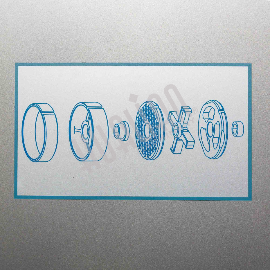 Волчок шнековый для измельчения мяса JR-130 (2 шнека) Hualian - Купить с доставкой по всей России - 23