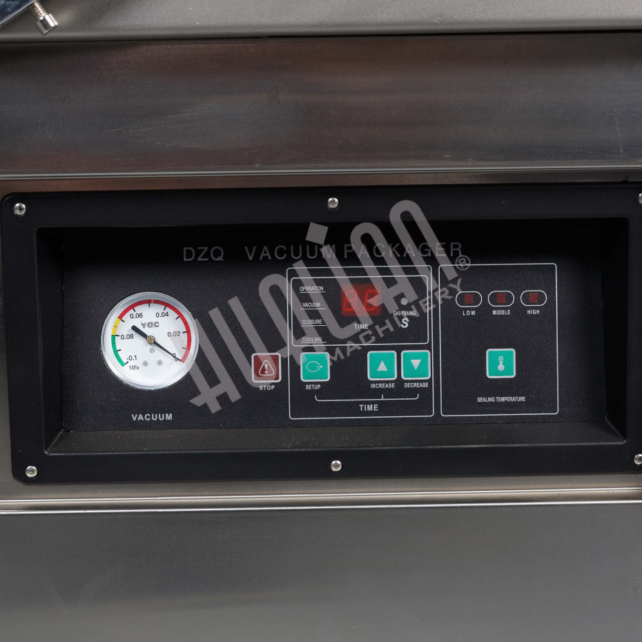 Напольная двухкамерная вакуум-упаковочная машина DZQ-700/2SB (нерж., газ) Hualian - Купить с доставкой по всей России - 13