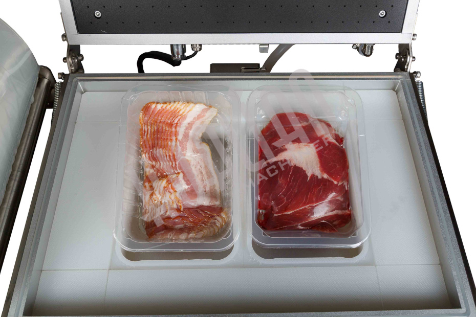 Скин-упаковочная машина HLV-300VST NEW на два лотка (глубина лотка 55 мм) Hualian - Купить с доставкой по всей России - 11